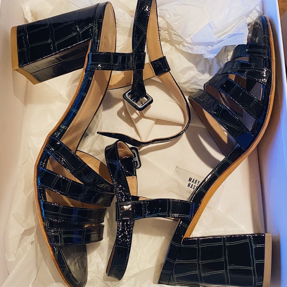 Maryam Nassir Zadeh Palma patent-leather sandals